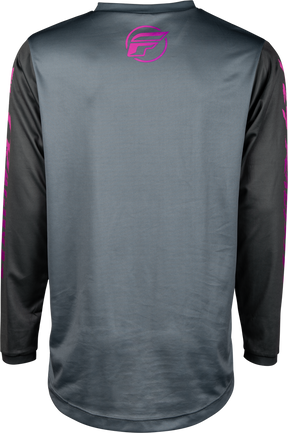 Fly Racing 2024 F-16 Jersey - Grey Charcoal Pink