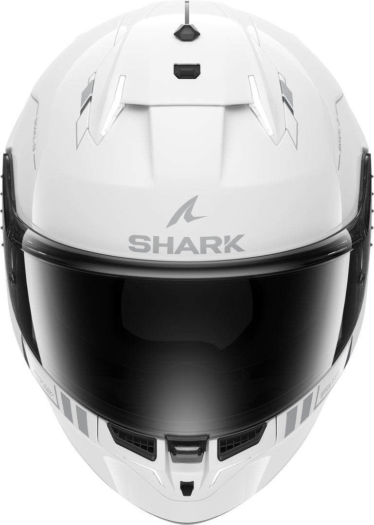 Shark Skwal I3 Blank SP Helmet - White/Silver/Black