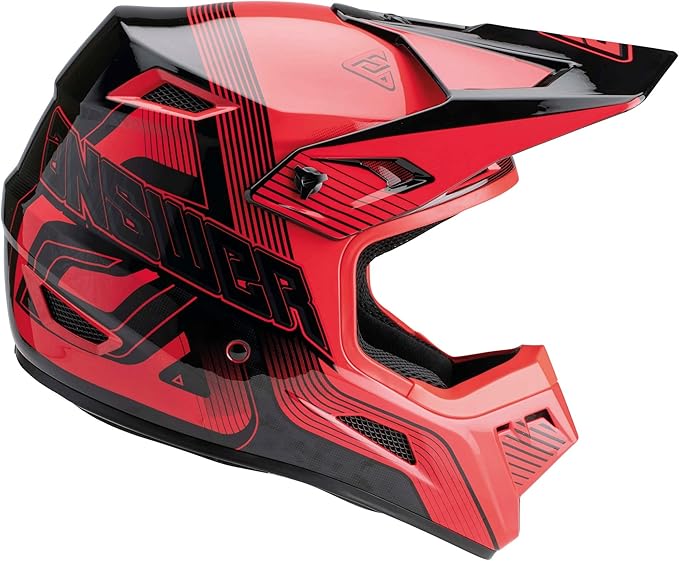 Answer AR1 Vendetta Helmet Red/Black Youth