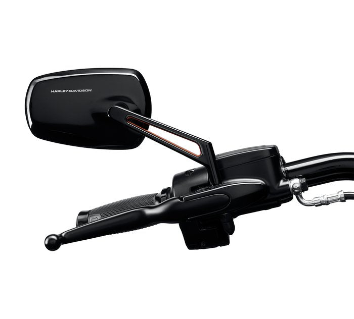 Harley-Davidson Adversary Mirrors - Black & Orange