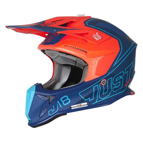 Just1 J32 Vertigo Youth Helmet - Blue/White/Red CL