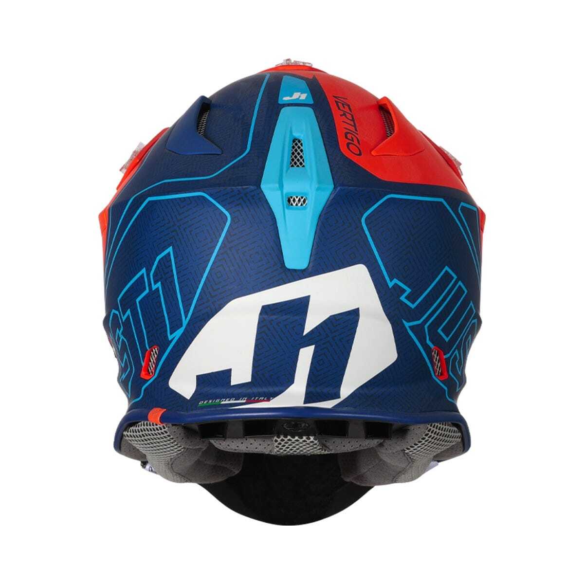 Just1 J32 Vertigo Youth Helmet - Blue/White/Red CL