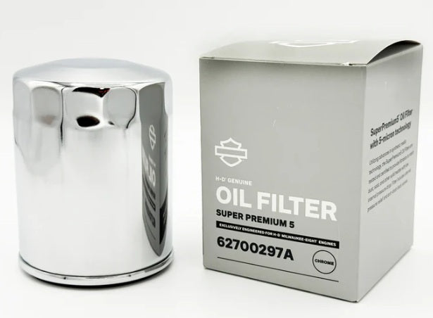Harley-Davidson CHROME OIL FILTER - SUPER PREMIUM 5