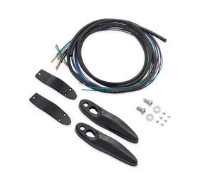 Harley-Davidson Rear Turn Signal/License Plate Relocation Kit - Black