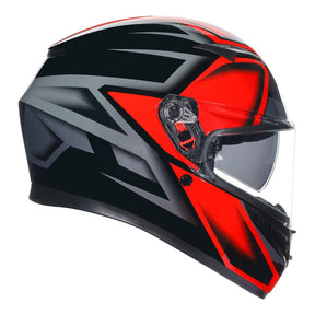 AGV K3 – Compound Matt Helmet Black/Red