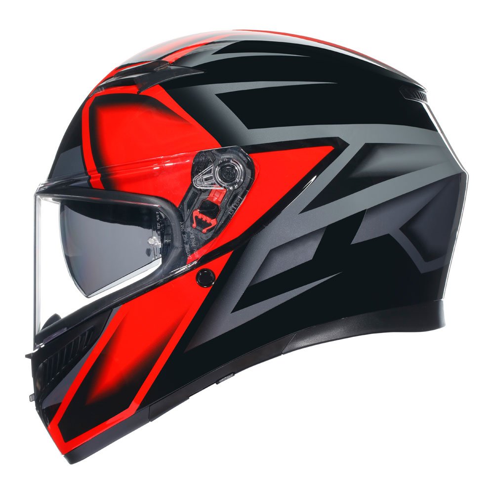 AGV K3 – Compound Matt Helmet Black/Red