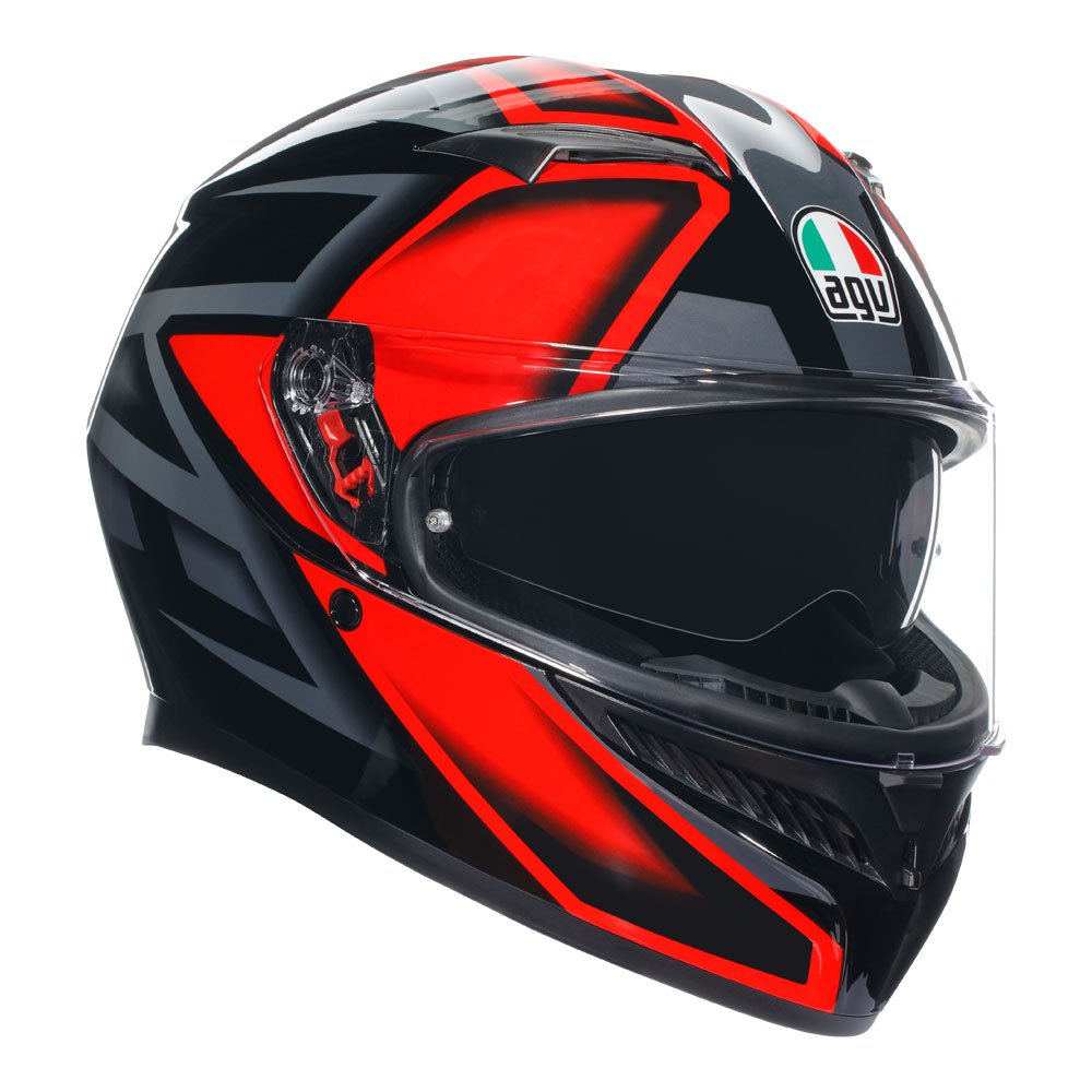 AGV K3 – Compound Matte Helmet Black/Red