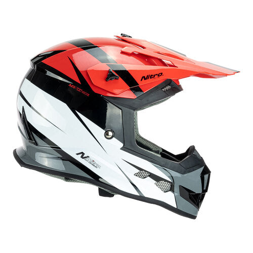NITRO MX700 RECOIL YOUTH HELMET Red/Black/White