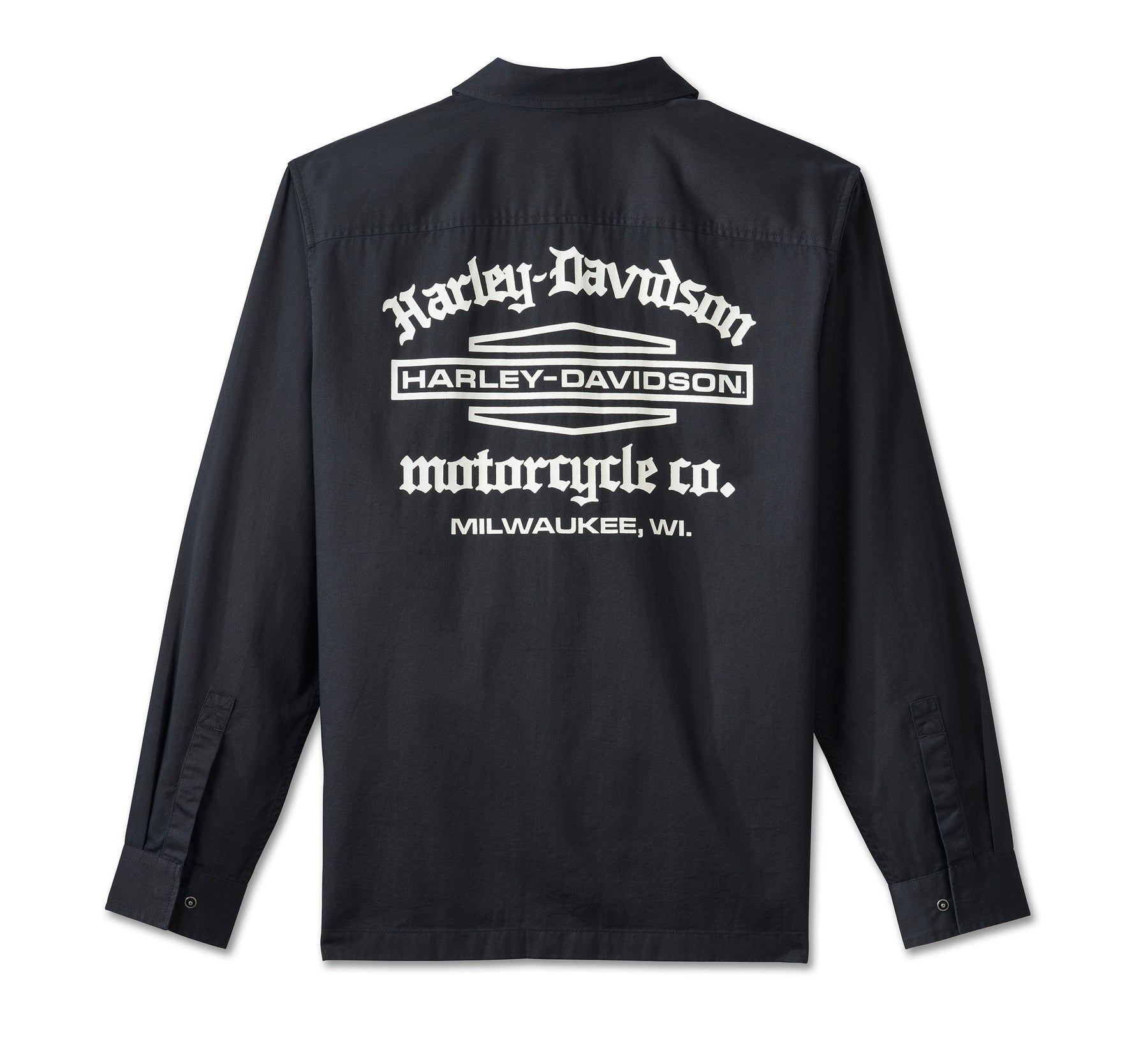 Harley Davidson Men's Wrench Crew Mechanics Long Sleeve Shirt