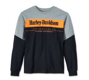 Harley-Davidson Men's Pro Racing Jersey Colorblock Grey Heather CL