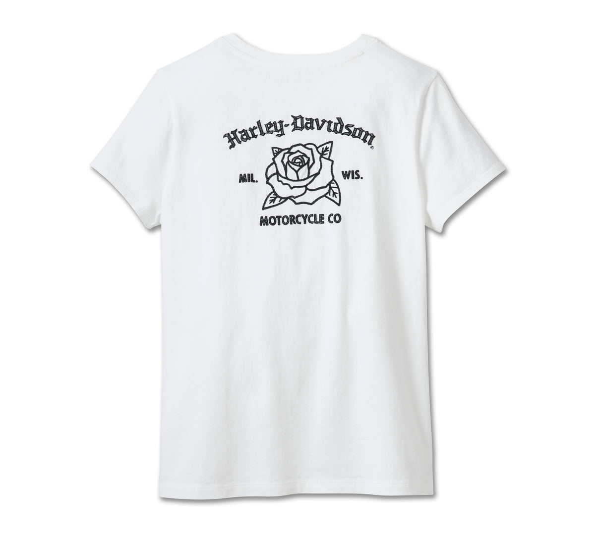 Harley Davidson Women's H-D Rosebud Pocket Tee