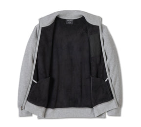 Harley-Davidson Men's Genuine Bar & Shield Track Jacket - Medium Heather Grey
