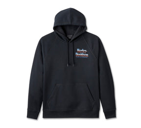 Harley-Davidson Loaded with Horsepower Raglan Hoodie - Harley Black