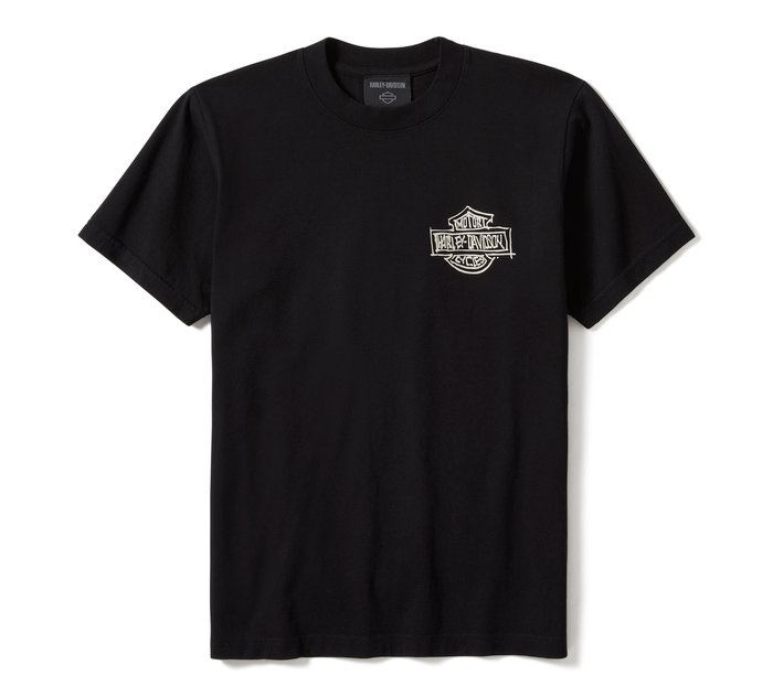 Harley-Davidson Fast Willie Short Sleeve Tee - True Black