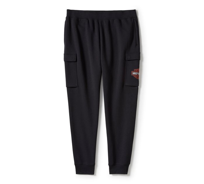 Harley-Davidson Men's Essential Fleece Cargo Pant - Harley Black