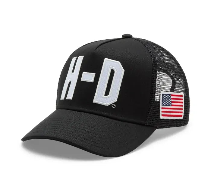 Harley-Davidson 2026 Factory Racing Trucker Cap - Harley Black