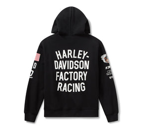HARLEY-DAVIDSON MENS FACTORY RACING FANWEAR HOODIE
