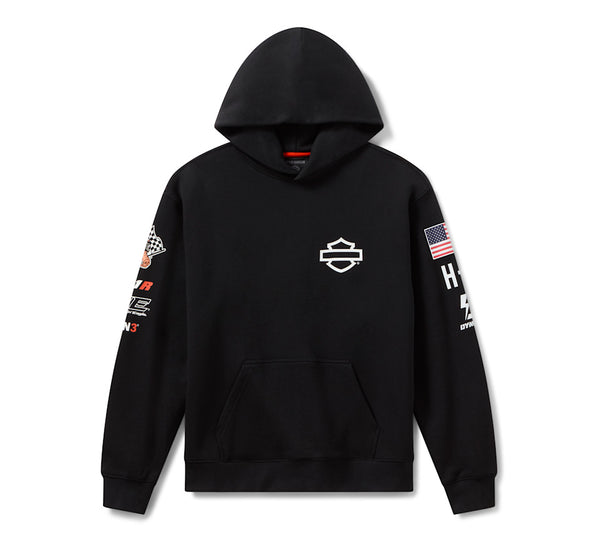 HARLEY-DAVIDSON MENS FACTORY RACING FANWEAR HOODIE