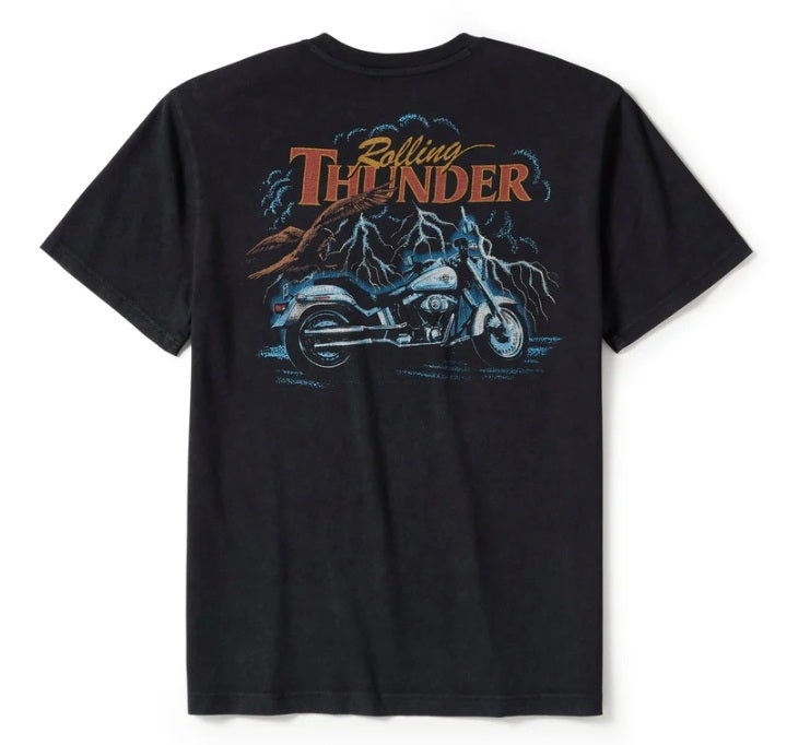 Harley-Davidson ROLLING THUNDER POCKET TEE BLACK