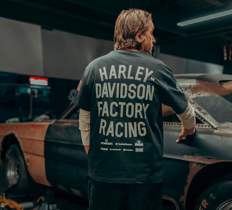 Factory Racing Fast Johnnie Tee - Harley Black