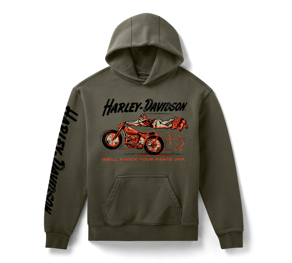 Men's H-D Knock Your Pants Off Pullover Fleece Hoodie