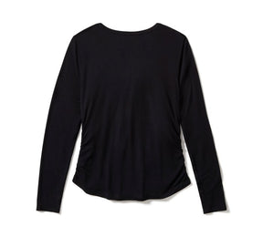 Harley-Davidson Women's Willie G Skull Long Sleeve Raglan Top