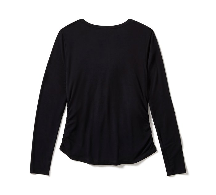 Harley-Davidson Women's Willie G Skull Long Sleeve Raglan Top