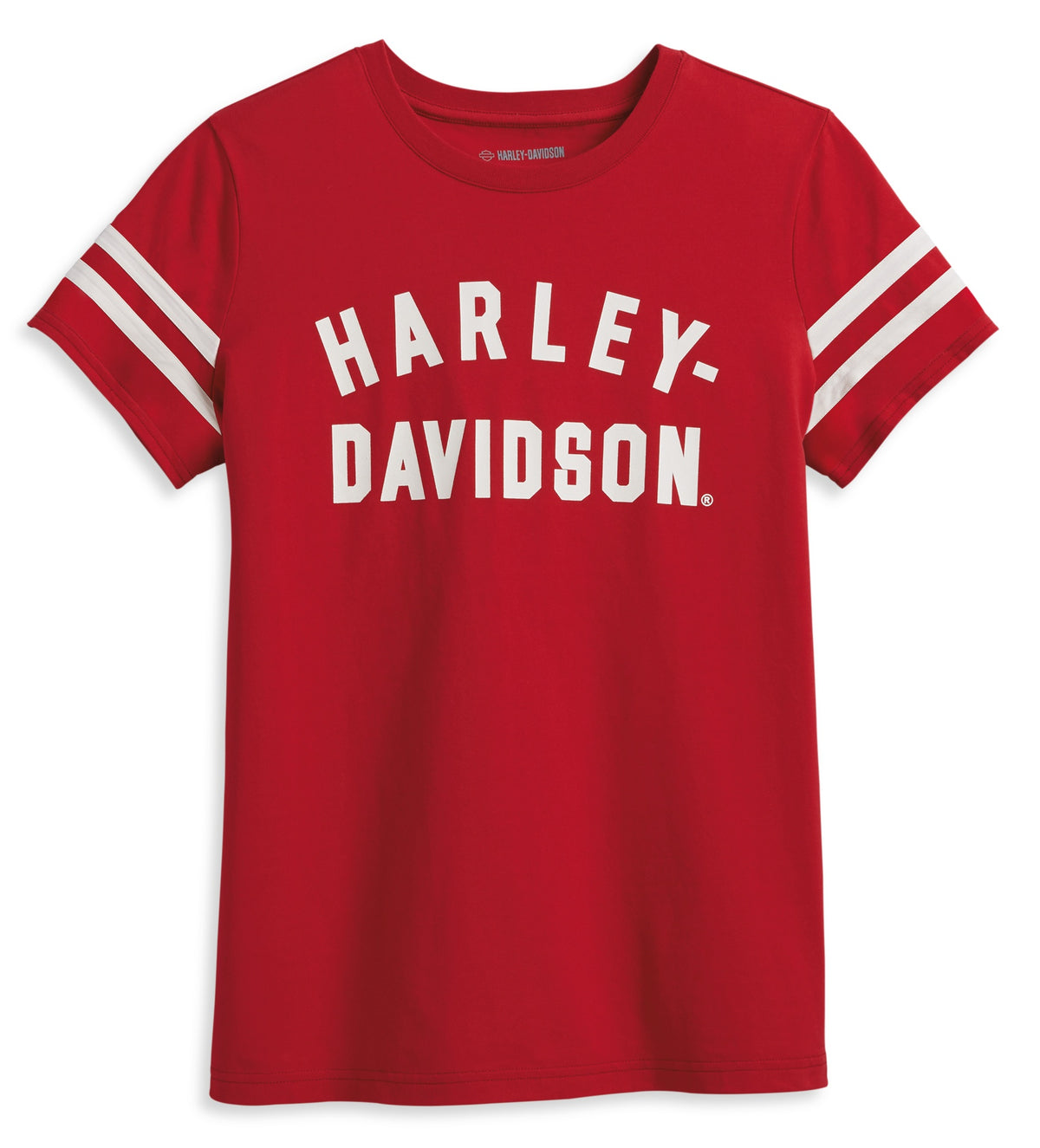 Harley-Davidson Women´s T-Shirt Forever Sleeve Striped Red