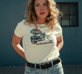 Harley-Davidson Women's Iron Pride Crew Neck Graphic Tee
