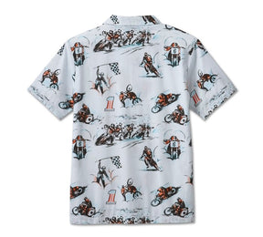 Harley-Davidson Men's Twisty Aloha Print Shirt