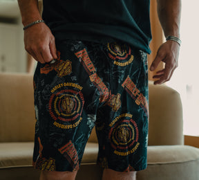 Harley-Davidson Men's 80s Tank Pajama Shorts Set