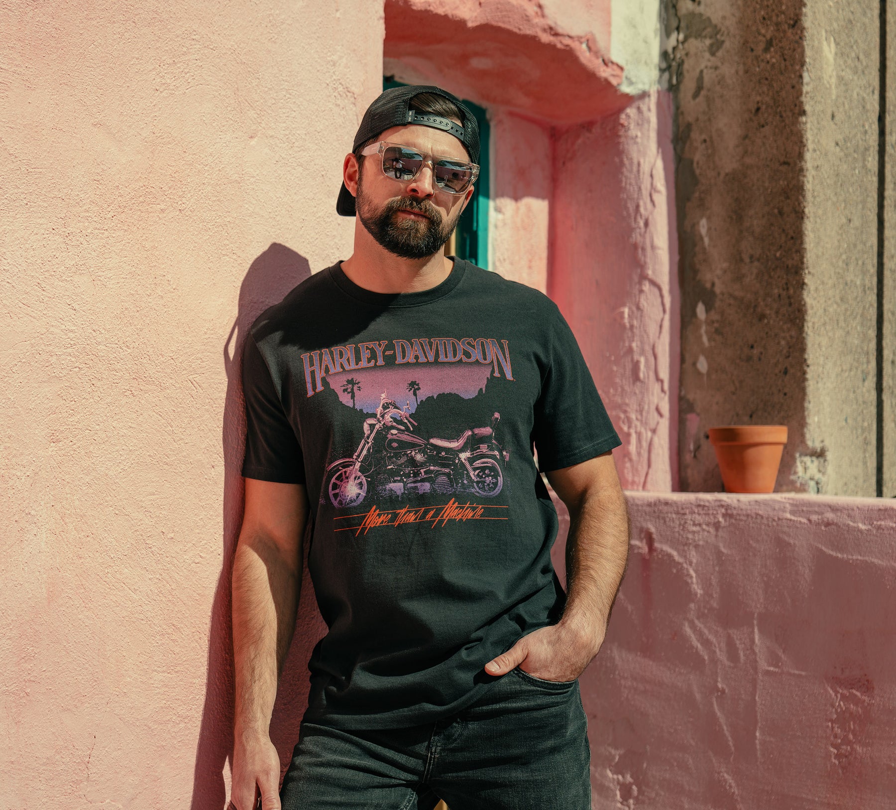 Harley-Davidson Men's Lowrider Sunset Graphic Tee