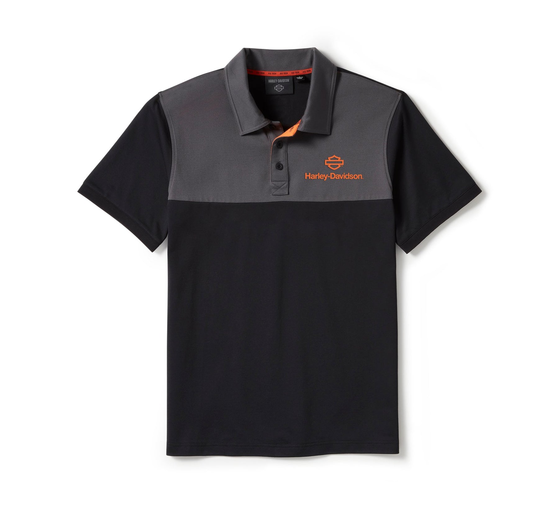 Harley-Davidson Men's H-D® TECH Coolmax® Short Sleeve Polo