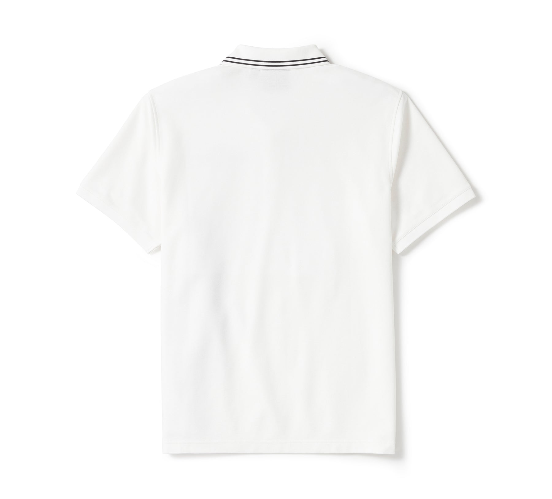 Harley-Davidson Men's Bar & Shield Solid Pique Polo - Bright White