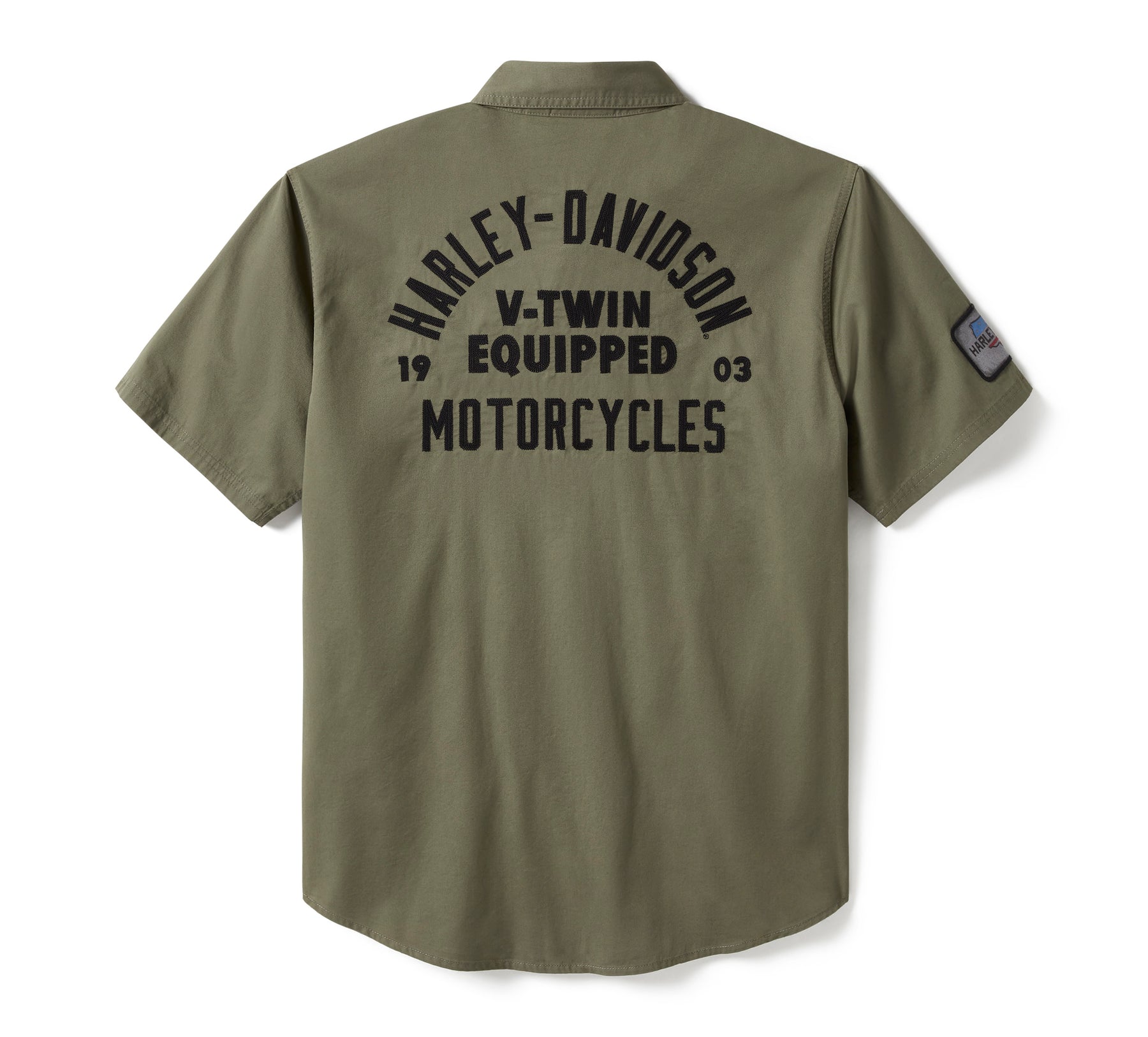 Harley-Davidson Men's V-Twin Equipped Solid Mechanics Shirt