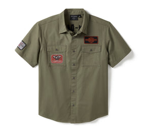 Harley-Davidson Men's V-Twin Equipped Solid Mechanics Shirt