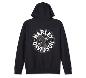 Harley-Davidson Men's Spirit of Freedom Zip-Up Hoodie - Harley Black