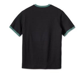 Harley-Davidson Men's Racing Ringer Tee - Black Beauty