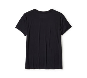 Harley-Davidson Women's Essential Bling Crew Neck Tee - Harley Black