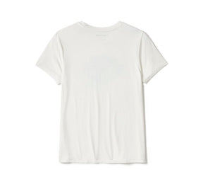 Harley-Davidson Women's Essential Bling Crew Neck Tee - Cloud Dancer