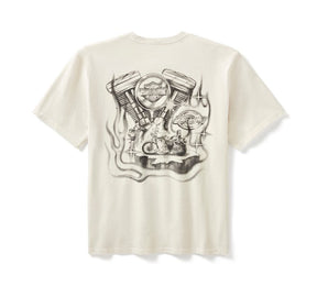 Harley-Davidson Men's Dickies x H-D Heavyweight V-Twin Engine Tee