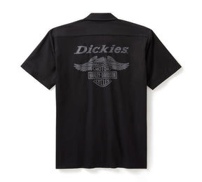 Harley-Davidson Men's Dickies x H-D Eagle Short Sleeve Work Shirt