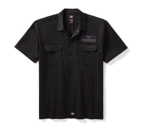 Harley-Davidson Men's Dickies x H-D Eagle Short Sleeve Work Shirt