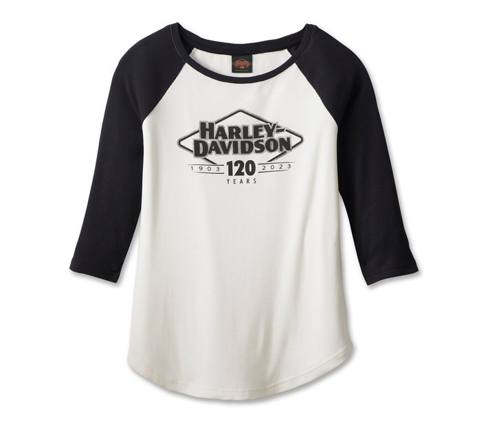Harley-Davidson Women's 120th Anniversary Speedbird Diamond Knit Top