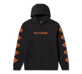 Harley-Davidson Men's Essential Bar & Shield Pullover Hoodie - Harley Black