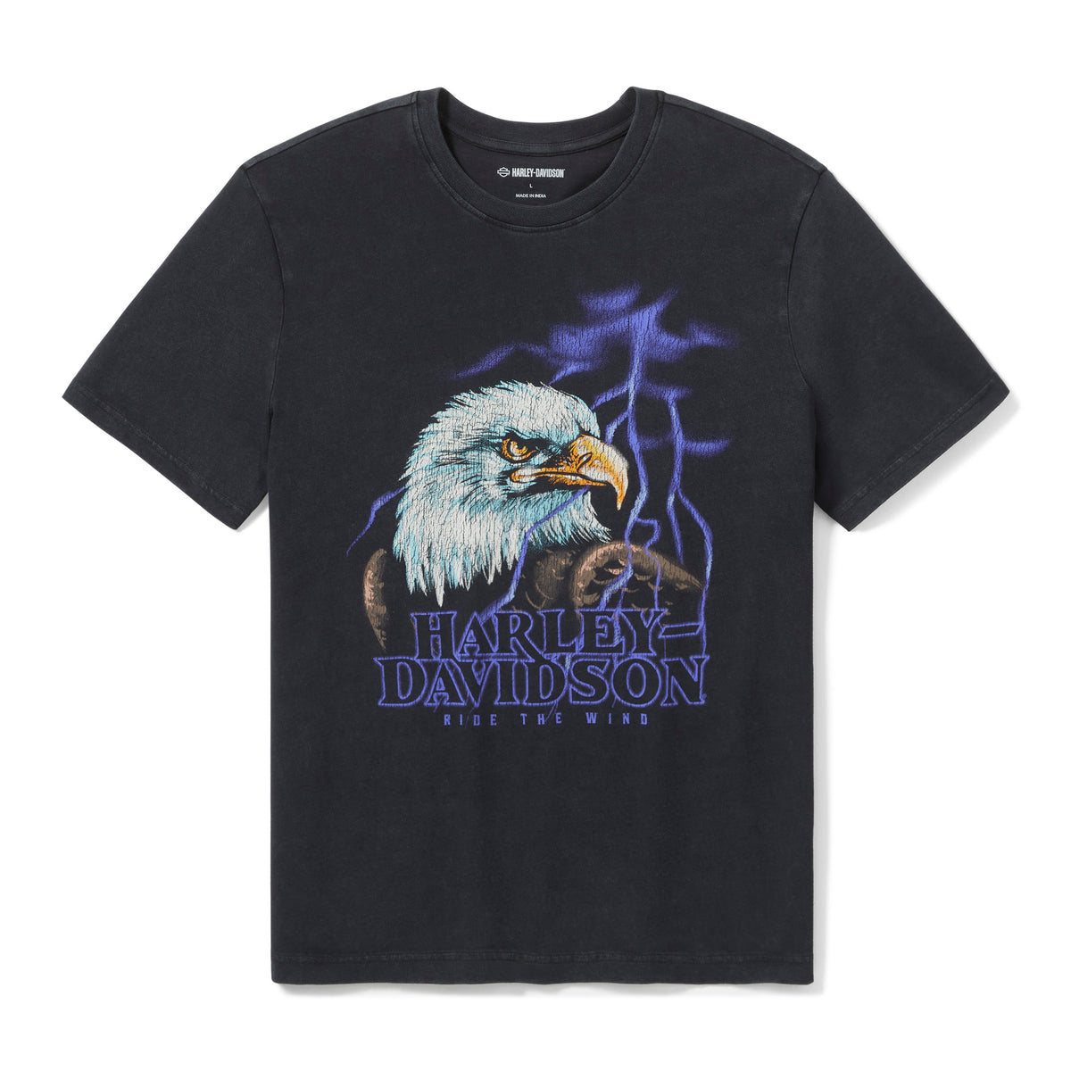 Harley-Davidson Men's Lightning Eagle Tee - HARLEY BLACK