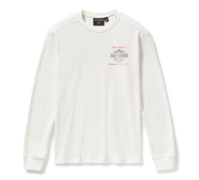 Harley-Davidson Men's Parts & Service Long Sleeve Thermal - Cloud Dancer