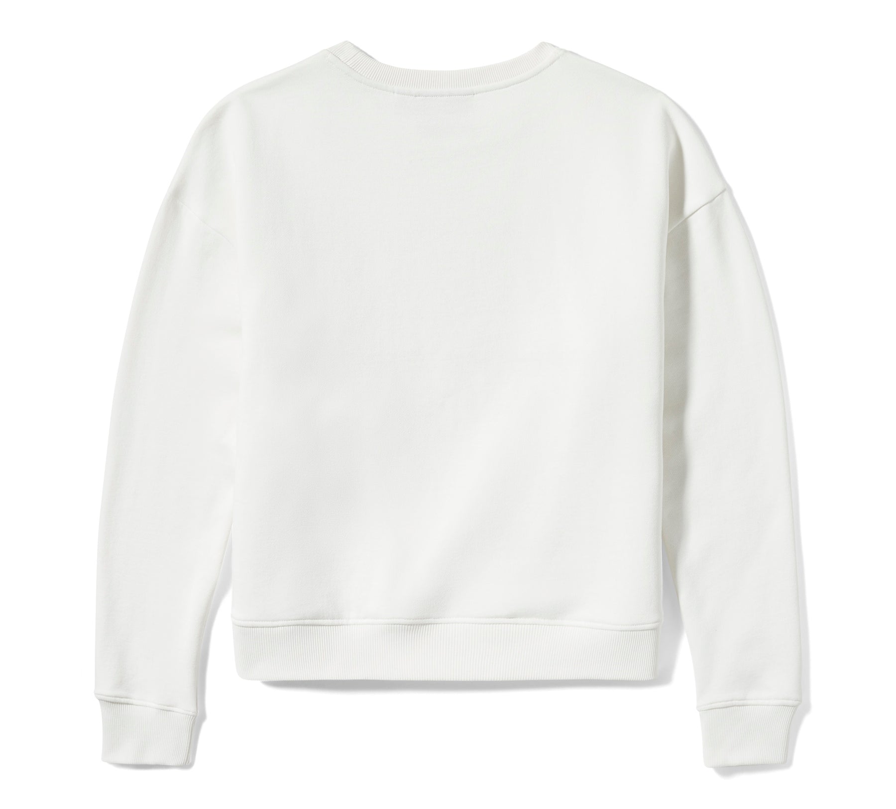 Harley-Davidson Women's Archive Photo Fleece Crew - CLOUD DANCER
