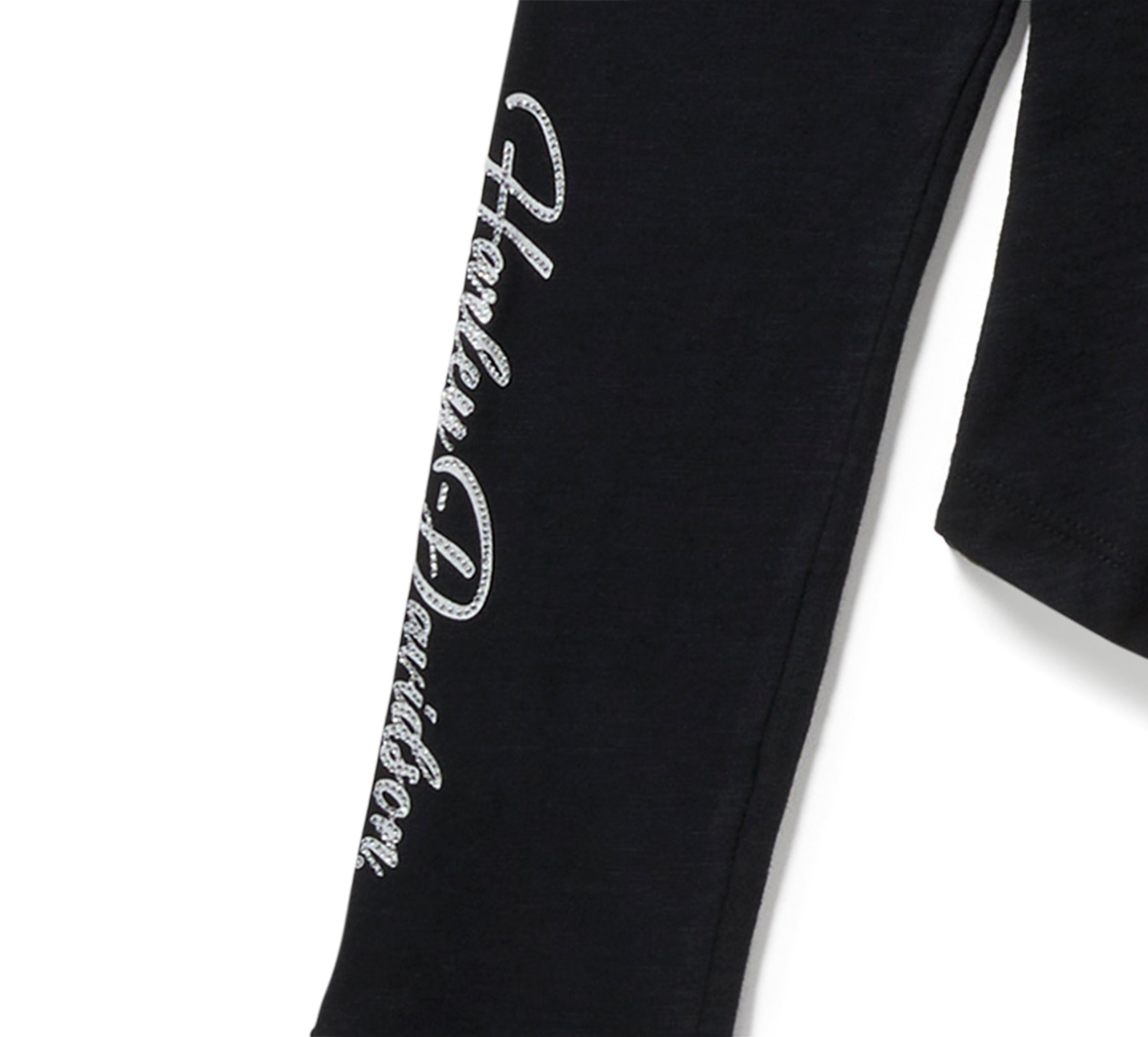 Harley-Davidson Women's Essential Bling Keyhole Henley - Harley Black