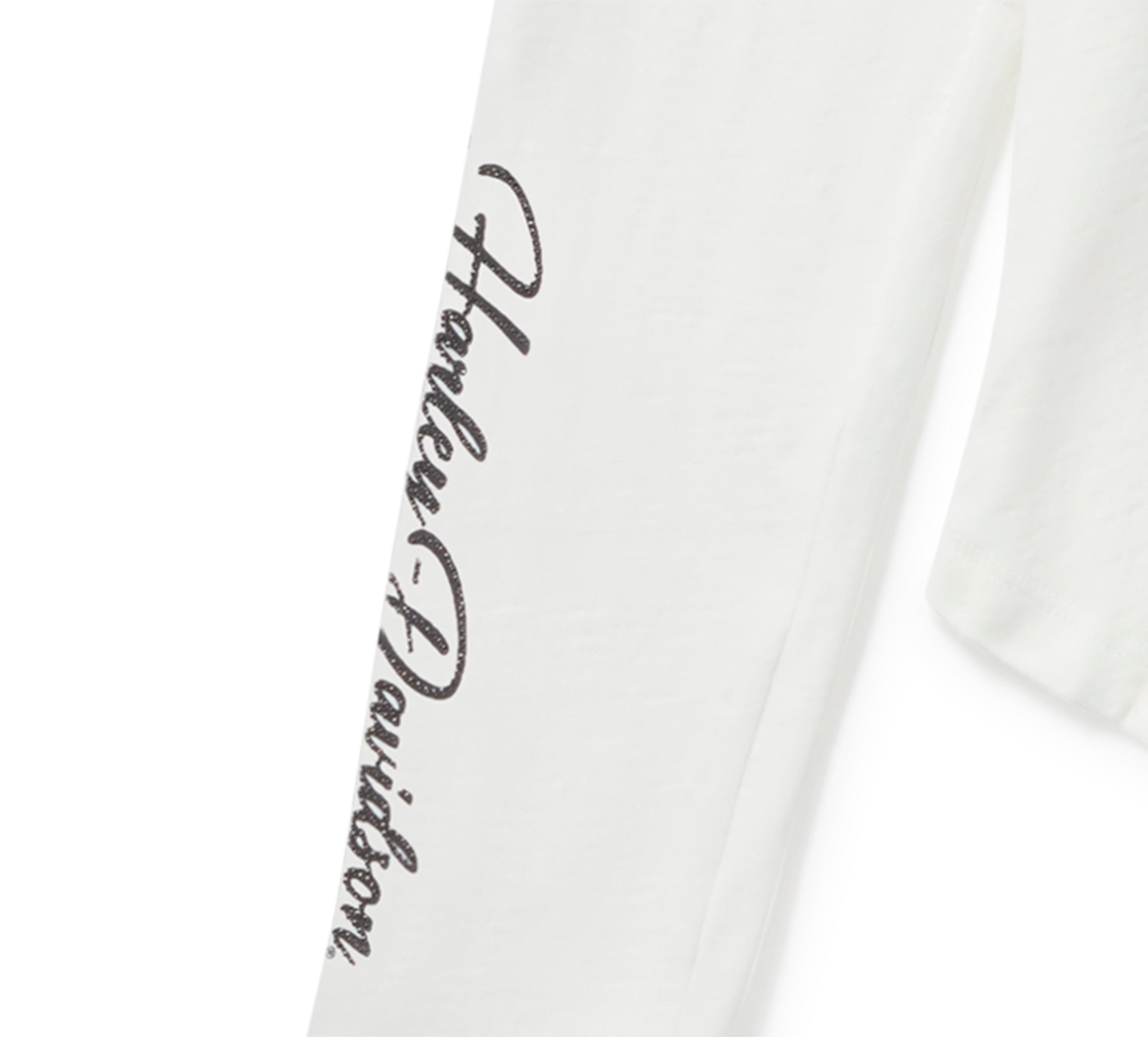 Harley-Davidson Women's Essential Bling Keyhole Henley - Cloud Dancer